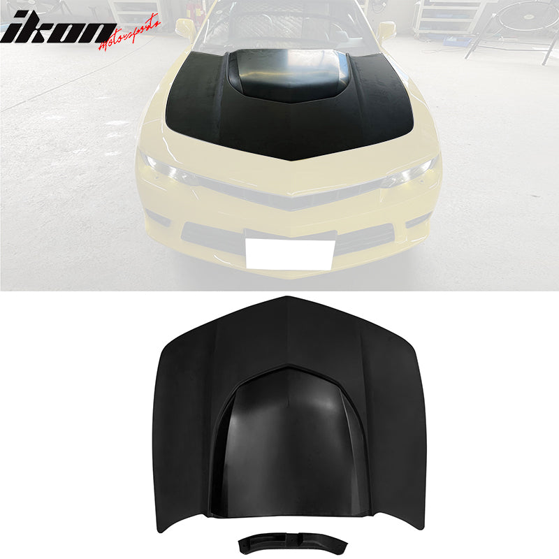 2010-2015 Chevrolet Camaro ZL1 Black Front Bumper Car Hood Aluminum