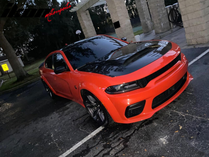 2015-2023 Dodge Charger Hood w/ Vent Demon Style Car Hood Aluminum - Image 8