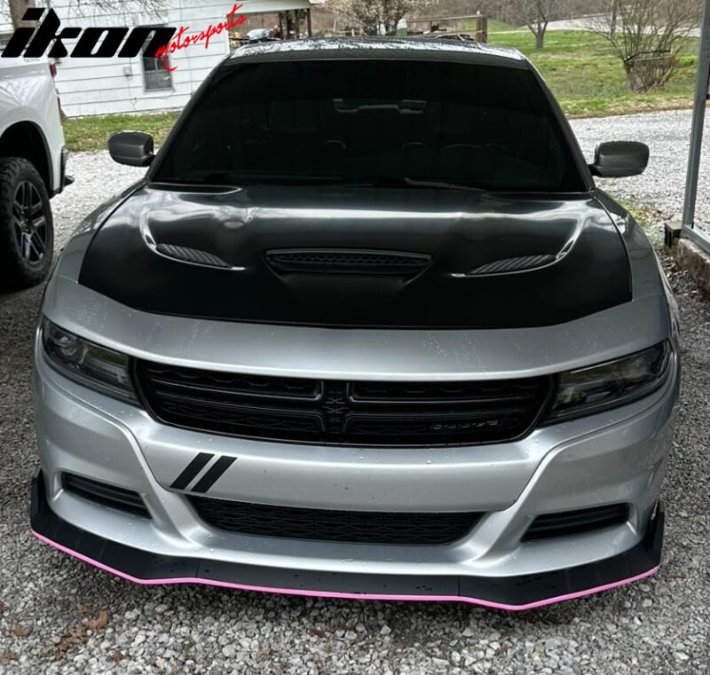 2015-2023 Dodge Charger SRT Style Car Hood Scoop Vent Black Aluminum - Image 10