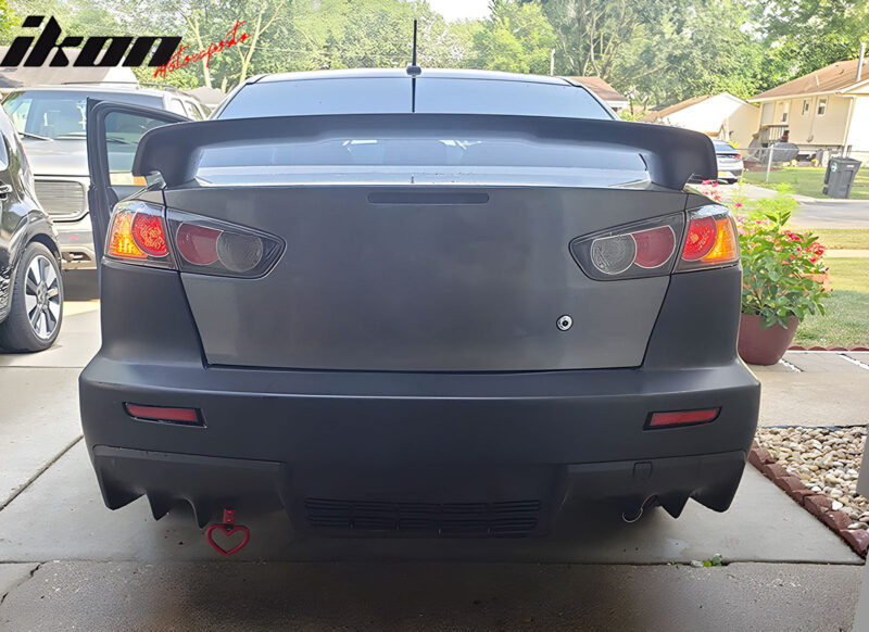 2008-2015 Mitsubishi Lancer EVO X Style Rear Bumper Cover PP - Image 2