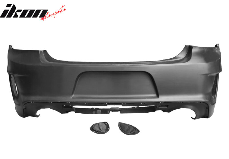 2020-2023 Dodge Charger Bumper  + Carbon Fiber Print Rear Diffuser PP - Image 3