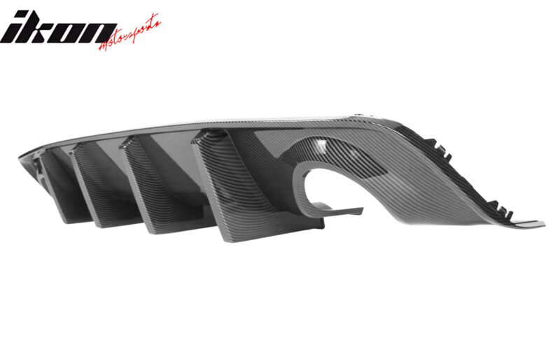 2020-2023 Dodge Charger Bumper  + Carbon Fiber Print Rear Diffuser PP - Image 8