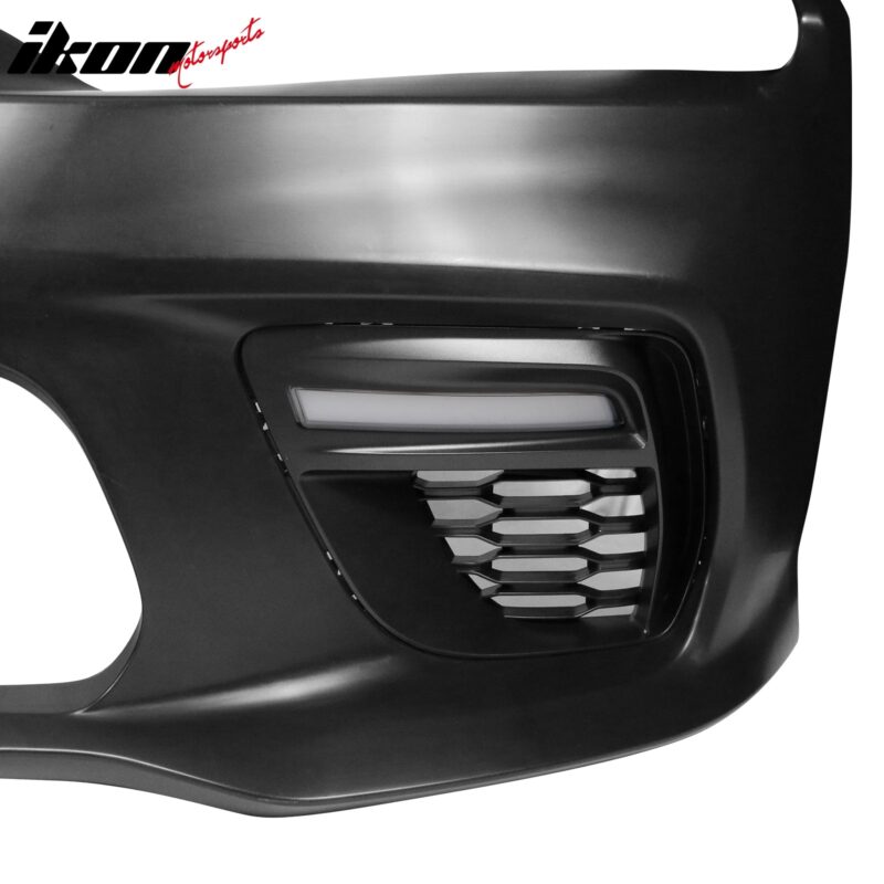 2015-2023 Dodge Charger Front Bumper & Grille Sedan Widebody LED PP - Image 11