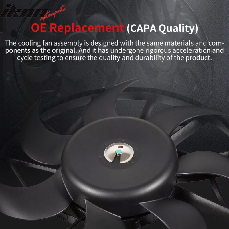 2013-2018 Hyundai Santa Fe Sport 2.0L OE Style Radiator Cooling Fan - Image 6